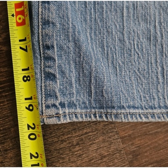 WHITE HOUSE BLACK MARKET Jeans Women's Sz 6 (30x20) Blue Denim Wide Straight Leg - Picture 3 of 7